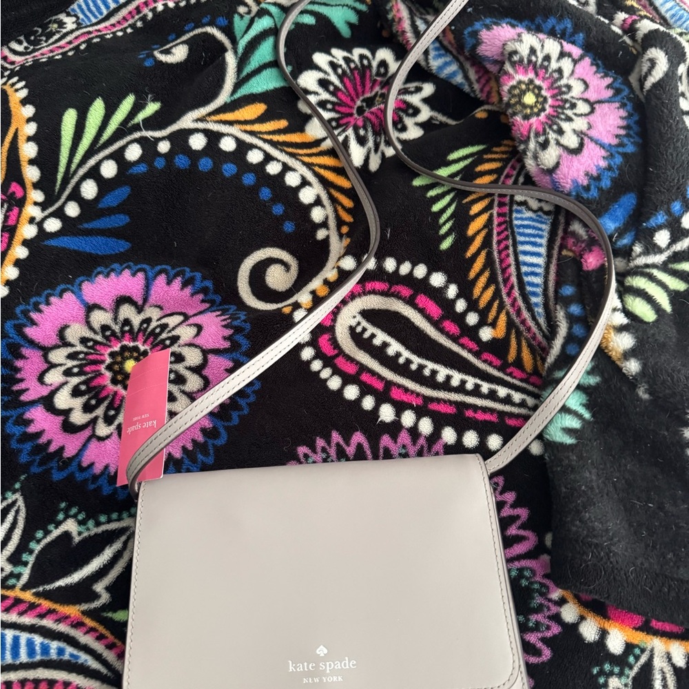 Kate Spade Gray Crossbody Bag with Sleek Design